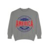10688072362665710172_2048.jpeg USA Pride Garment-Dyed Sweatshirt - Cozy Unisex Patriotic Apparel
