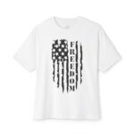 11833051194422166269_2048.jpeg Freedom Graphic Oversized Tee - Unisex Boxy Patriotic Shirt