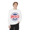 13642180273539295008_2048.jpeg USA Pride Garment-Dyed Sweatshirt - Cozy Unisex Patriotic Apparel