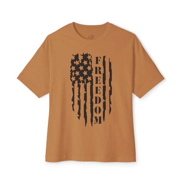 18255832311039514770_2048.jpeg Freedom Graphic Oversized Tee - Unisex Boxy Patriotic Shirt