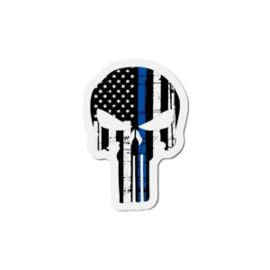 3409901919747807650_1200.jpeg Punisher Skull Die-Cut Magnet