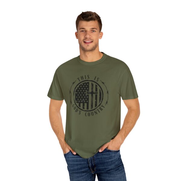 3633357109587884631_2048.jpeg Patriotic T-Shirt - 'This Is God's Country' Design