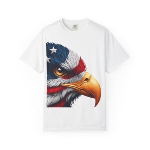 Patriotic Eagle T-Shirt - USA-Made Casual Tee