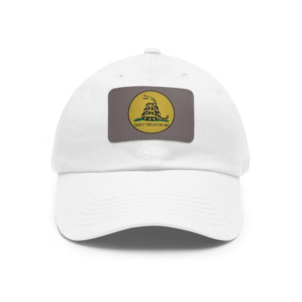 5978390637512599179_2048.jpeg Gadsden Flag Leather Patch Dad Hat - Men's Casual Cap for Outdoors